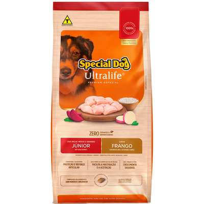 Ração Special Dog Ultralife para Cães Filhotes de Raças Médias e Grandes