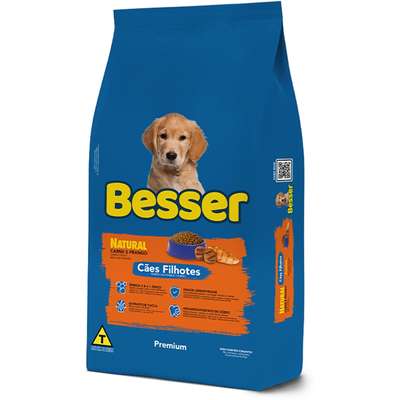 Ração Seca Besser Natural Premium para Cães Filhotes