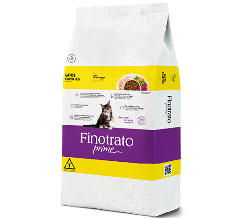 Finotrato gatos Filhotes Frango