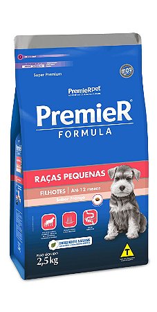 Premier Fórmula Cães Filhotes Raças Pequenas Sabor Frango