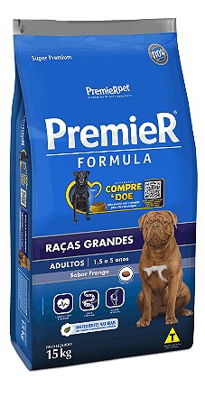 Premier Formula Raças Grandes Cães Adultos Sabor Frango