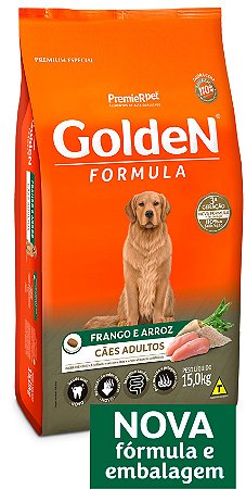 Golden Formula Cães Adultos Frango & Arroz