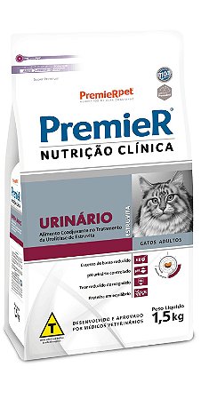 Premier Nutrição Clínica – Urinário Estruvita Gatos