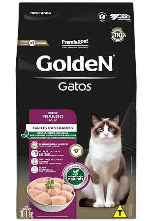 Golden Gatos Castrados Frango