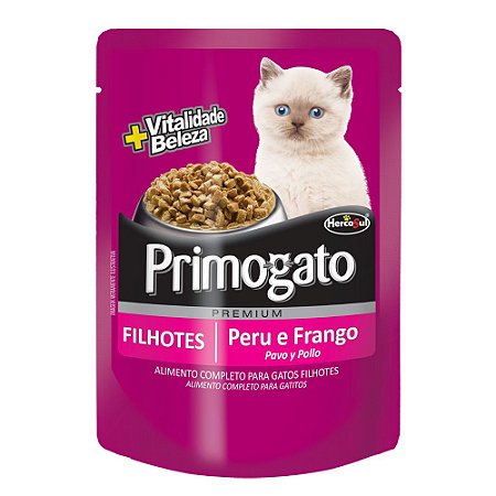 PRIMOGATO SACHÊ FILHOTE PERU E FRANGO 85G