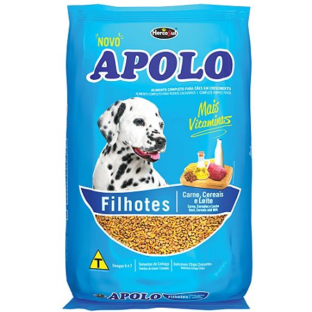 APOLO FILHOTES – CARNE, CEREAIS E LEITE