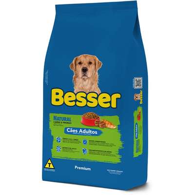Ração Seca Besser Natural Premium para Cães Adultos