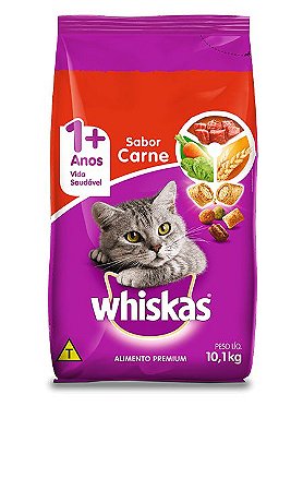 Whiskas Adulto Sabor - Carne 10KG