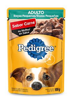 PEDIGREE Sachê Adulto Raças Pequenas Sabor - Carne ao Molho 100G