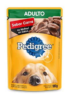 PEDIGREE Sachê Adulto Sabor - Carne ao Molho 100G