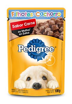 Pedigree Sachê Filhote Sabor - Carne ao Molho 100G