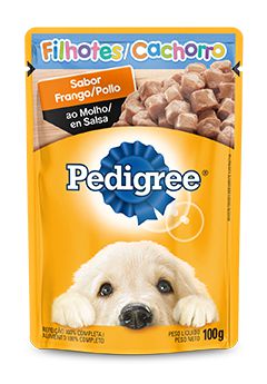 Pedigree Sachê Filhote Sabor - Frango ao Molho 100G