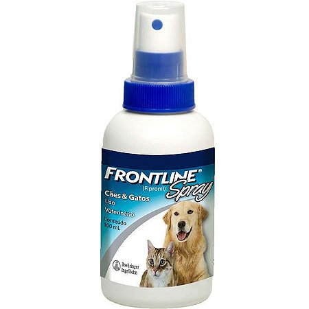 Antipulgas e Carrapatos Frontline Spray 100 mL para Cães e Gatos