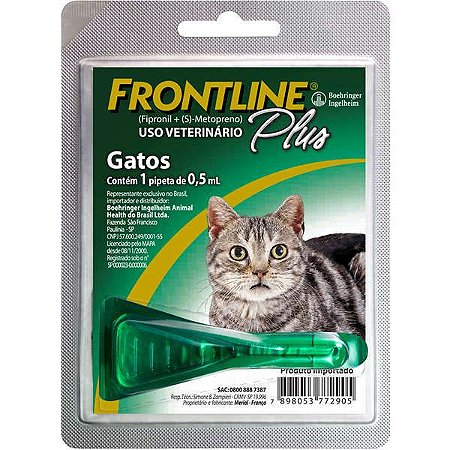 Antipulgas e Carrapatos Frontline Plus para Gatos