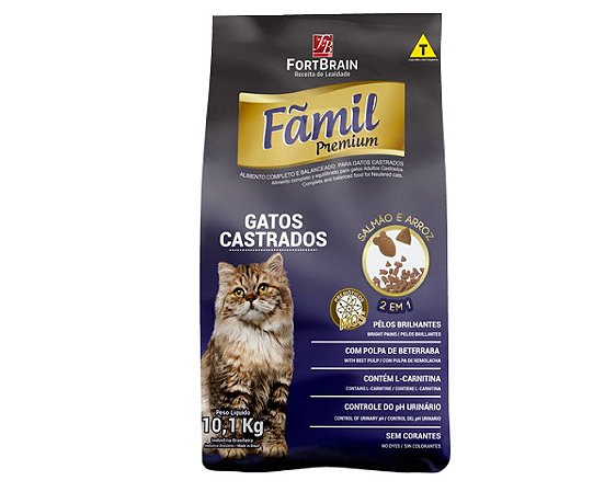 FÃMIL PREMIUM GATOS CASTRADOS 10.1KG