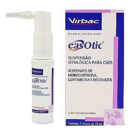 Solução Easotic Virbac de Tratamento Otológico - 10 mL