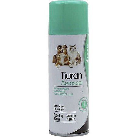 Aerossol Sarnicida Duprat Tiuran para Cães e Gatos - 125 mL
