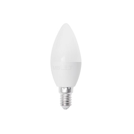 Lâmpada Led Vela Leitosa E14 4W 6000K