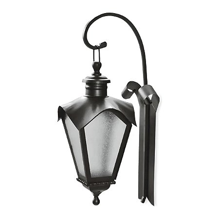 Arandela De Ferro Colonial Sinha 1511 Cor Preta