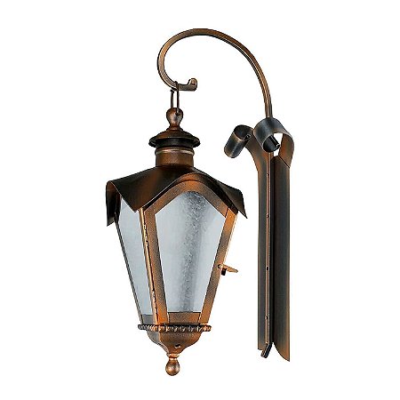 Arandela De Ferro Colonial Sinha 1511 Cor Cobre