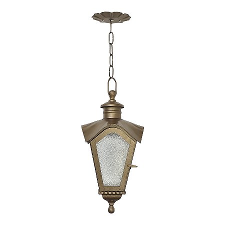 Pendente De Ferro Colonial Linha Sinhá 1501 Cor Cobre