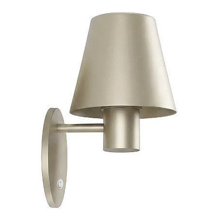 Arandela Com Interruptor Carlotta 4078 Cor Champagne