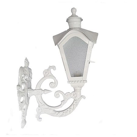 Arandela De Ferro Colonial Sinhá Cor Branca