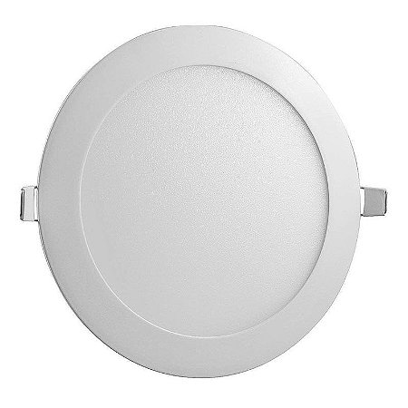 Plafon De Led Embutir 18w 6500k Redondo