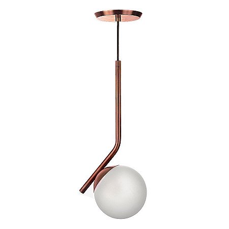 Pendente Angular Ball Rose Gold