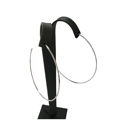 Brinco Argola Fio Quadrado 7cm em Aço Inoxidável