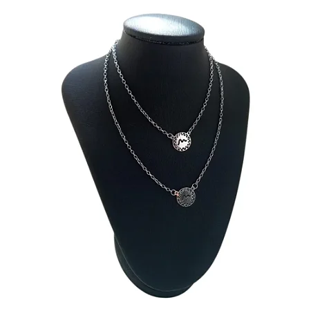 Colar Corrente Escapulário Fotocorrosão Pão de Açúcar em Aço Inoxidável