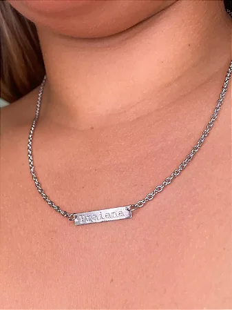 Colar Praiana em Aço Inox