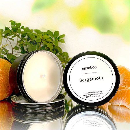 Vela Lata 90g - Bergamota