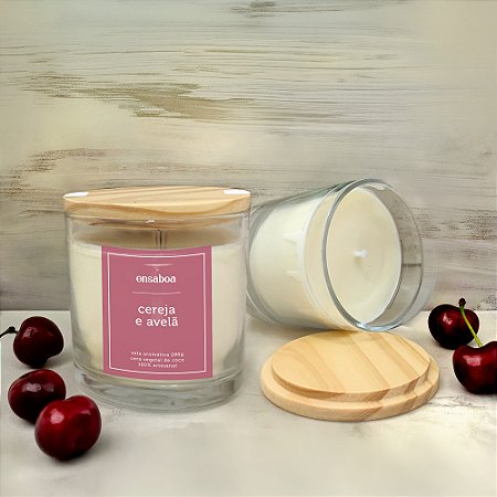 Vela Whisky 280g - Cereja e Avelã