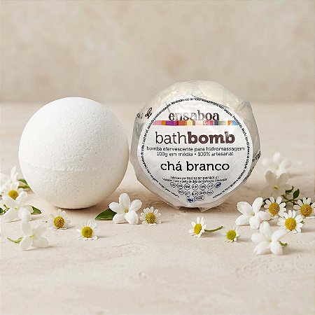 Bath Bomb 100g - Chá Branco