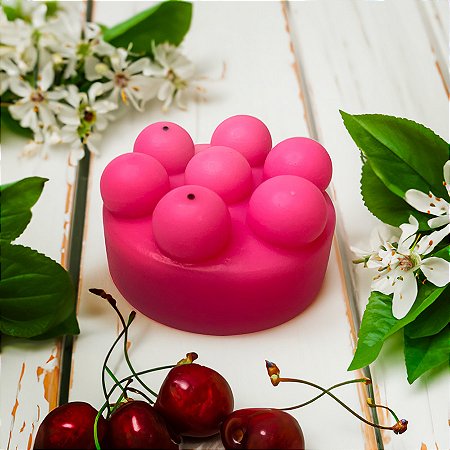 Sabonete Massageador 180g - Cereja e Avelã