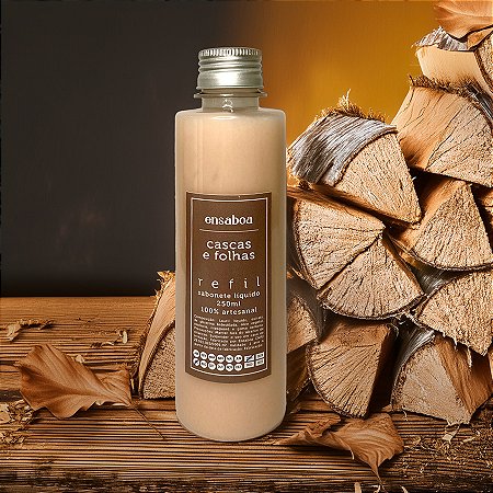 Refil Sabonete Líquido 250ml – Cascas e Folhas
