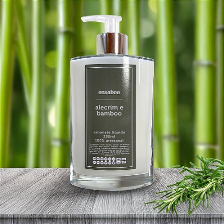 Sabonete Líquido 250ml – Alecrim e Bamboo