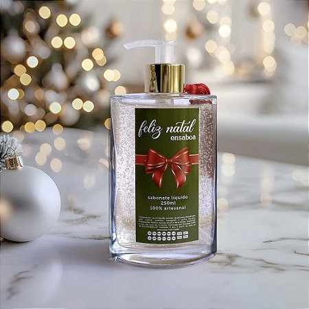Sabonete Líquido de Natal 250ml - Capim Limão