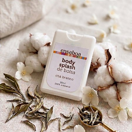 Body Splash de Bolsa 20ml - Chá Branco