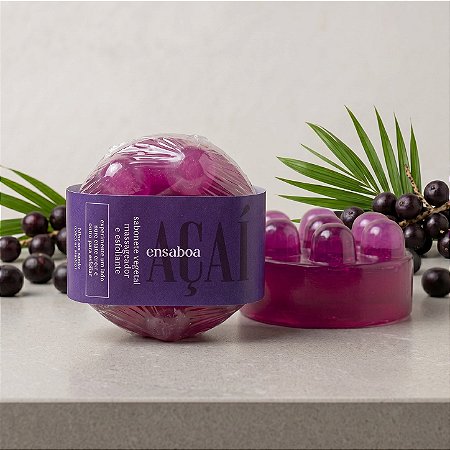 Sabonete Massageador com Esfoliante 150g - Açaí