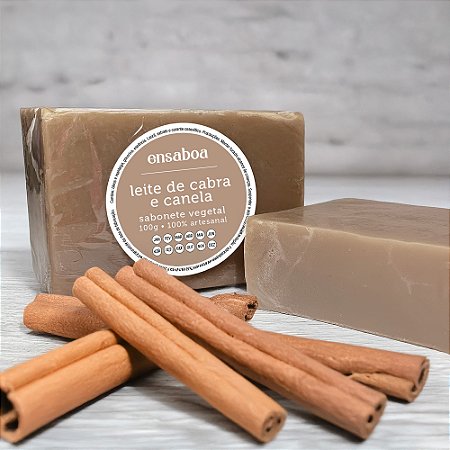 Sabonete em Barra 100g - Leite de Cabra e Canela