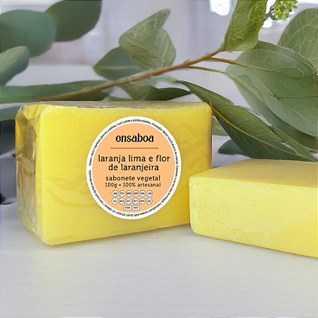 Sabonete em Barra 100g - Laranja Lima e Flor de Laranjeira