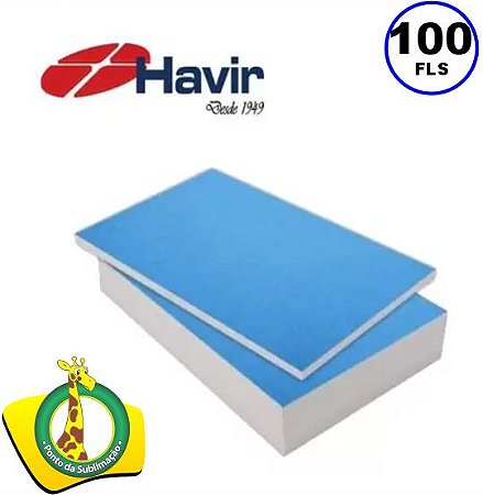 Papel Sublimático A4 100 Folhas 110 Gramas Fundo Azul - Havir