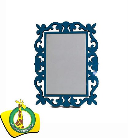 Porta Retrato MDF 9,5x14,5cm Arabesco Style - Tiffany