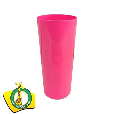Copo Long Drink Polímero Para Sublimação - Rosa Pink