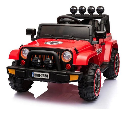 Mini Carro Infantil Elétrico Jipe Jeep Controle Remoto 12V