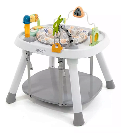 Centro De Atividades Infantil Play Center 3 Em 1 Branco/cinza