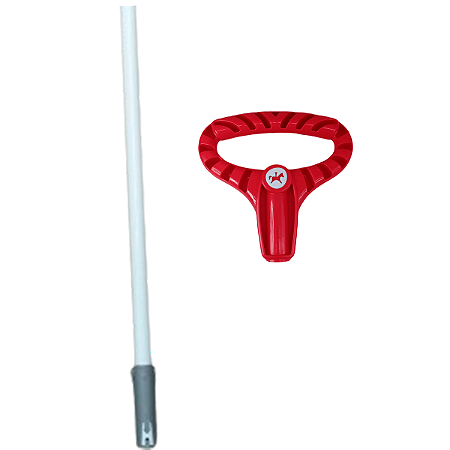 Haste Aste de Empurrar Empurrador Completo Pegador + Cano Todos Carrinhos de Passeio Calesita Fouks, Fusca Dipi Original