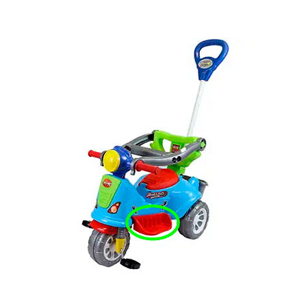 Par de apoio de pés para Triciclo Avespa Maral